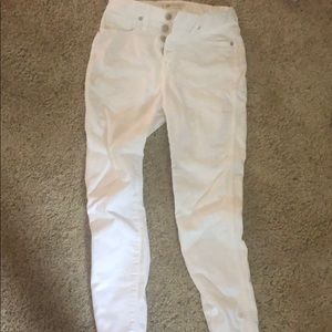 High rise white skinny Madewell jeans!